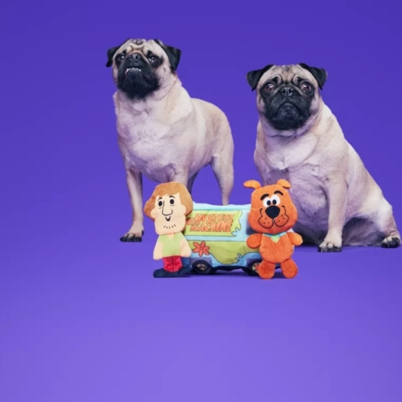 Bark x Scooby Doo Mystery Machine Dog Toy 3 Count - Picture 2 of 2